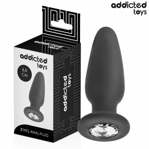 ADDICTED TOYS - KOREK ANALNY Z KLUCZEM ROZMIAR S 8,8 CM